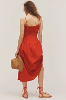Joe's Jeans The Mara Tie-Strap A-Line Midi Dress