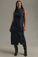 Porridge Denim Hardware Midi Dress