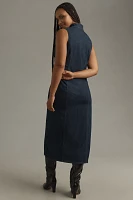 Porridge Denim Hardware Midi Dress