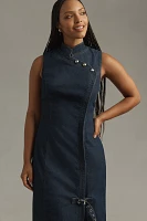 Porridge Denim Hardware Midi Dress