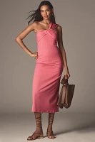 Porridge Antonia Twist-Front Ribbed Maxi Dress