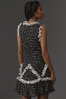 Anna Sui Sleeveless Ruffled Mini Dress