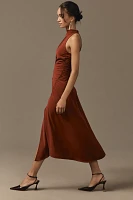 Bishop + Young Sleeveless Cowl-Neck Midi Dress