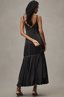 Maeve Sleeveless V-Neck Open-Back Maxi Dress