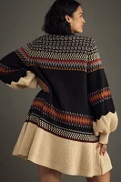 By Anthropologie Bubble-Sleeve Turtleneck Sweater