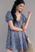 Maeve Scoop-Neck Mini Swing Dress