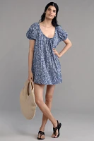 Maeve Scoop-Neck Mini Swing Dress
