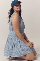 Maeve Sleeveless V-Neck Fit & Flare Shirtdress