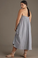 Maeve Strapless Canopy Midi Dress