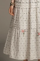 The Somerset Embroidered Dobby Maxi Dress