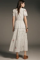 The Somerset Embroidered Dobby Maxi Dress