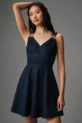 Shoshana Sleeveless Denim Mini Dress