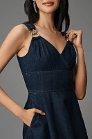 Shoshana Sleeveless Denim Mini Dress