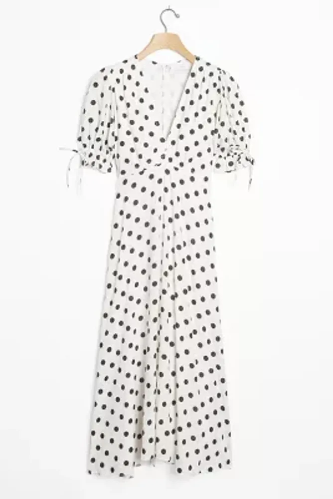 Faithfull Franca Polka Dot Maxi Dress