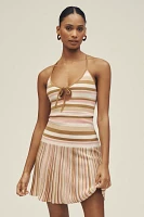 Faithfull Elena Sleeveless Scoop-Neck Mini Dress