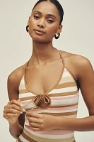Faithfull Elena Sleeveless Scoop-Neck Mini Dress