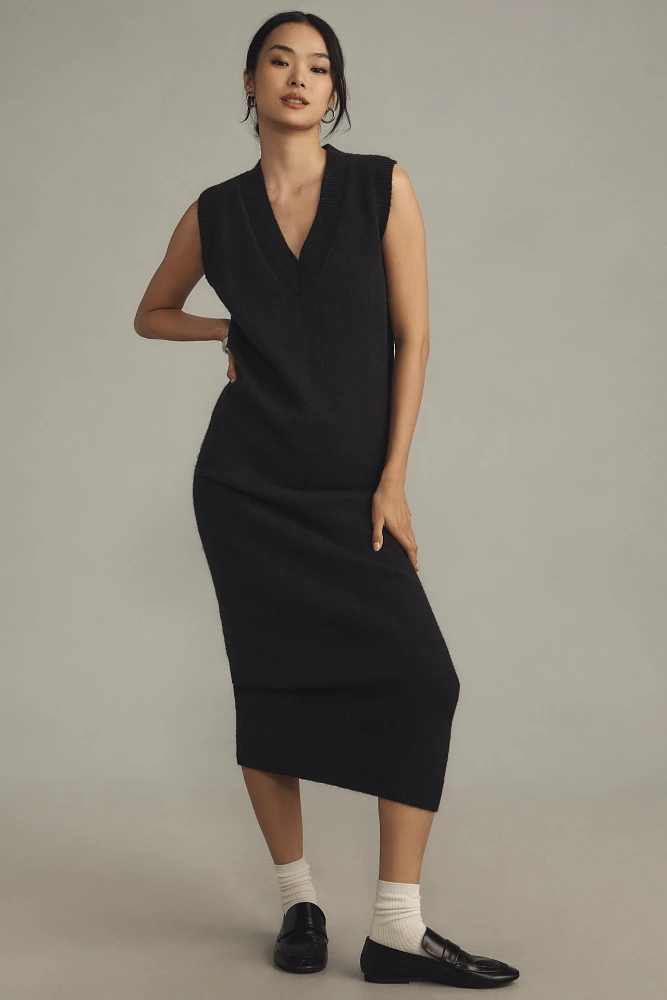 Sunday Brooklyn Sweater Vest Midi Dress