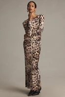 AFRM Adele Long-Sleeve Slim Maxi Dress