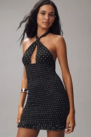 AFRM Amherst Mesh Halter Mini Dress