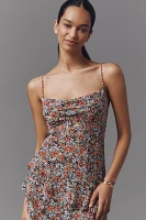 AFRM Asymmetrical Mesh Mini Dress