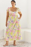 Show Me Your Mumu Plus Puff-Sleeve Maxi Dress