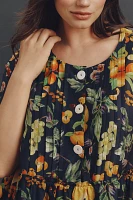 Rachel Antonoff Howard Cotton Silk Mini Babydoll Dress