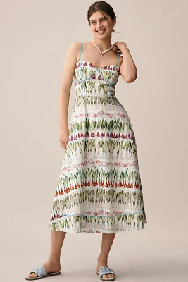 Rachel Antonoff Harper Sleeveless A-Line Midi Dress