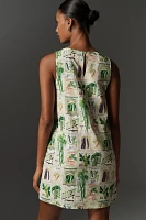 Rachel Antonoff Lola Linen Blend Sleeveless Mini Dress