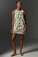 Rachel Antonoff Lola Linen Blend Sleeveless Mini Dress