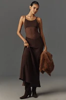 We Wore What Sleeveless Bare Lace Maxi Dress