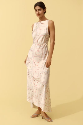 WeWoreWhat Boat-Neck Slip Maxi Dress