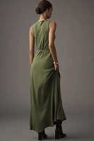 WeWoreWhat Boat-Neck Slip Maxi Dress