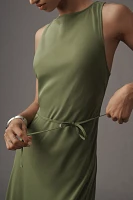 WeWoreWhat Boat-Neck Slip Maxi Dress