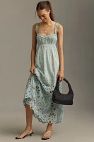 By Anthropologie Sweetheart Babydoll Maxi Dress