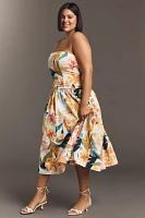 By Anthropologie Drop-Waist Midi Dress