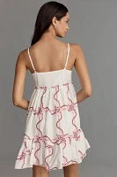 By Anthropologie Sleeveless Babydoll Mini Dress