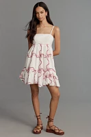 By Anthropologie Sleeveless Babydoll Mini Dress