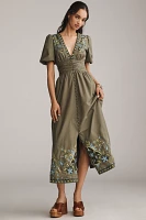 The Katerina Embellished Button-Front Dress