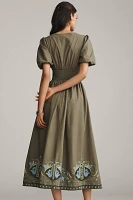The Katerina Embellished Button-Front Dress