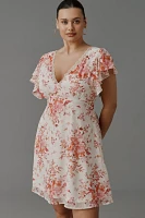 En Elly Lace-Trim Mini Slip Dress