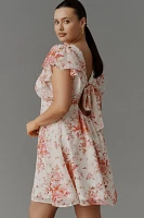 En Elly Lace-Trim Mini Slip Dress