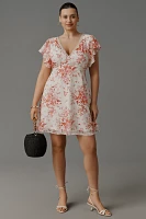 En Elly Lace-Trim Mini Slip Dress