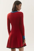 By Anthropologie Collared Sweater Dress