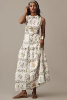 Forever That Girl Drop-Waist Floral Cutout Maxi Dress