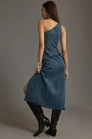 Forever That Girl Camila One-Shoulder Denim Midi Dress