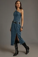 Forever That Girl Camila One-Shoulder Denim Midi Dress