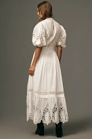 Forever That Girl Mock-Neck Lace Maxi Dress