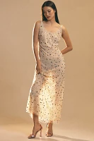 Let Me Be Bejeweled Mesh Maxi Dress