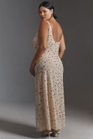 Let Me Be Bejeweled Mesh Maxi Dress