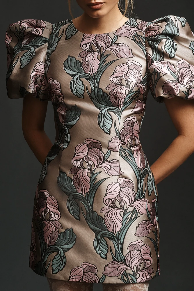 Elliatt Audrey Puff-Sleeve Mini Dress